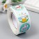 Stick Paper "Bunnies. Easter" d = 2.5 cm 500 pcs in a roll 3x6.5x6.5 cm