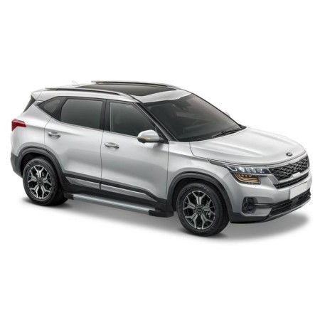 Silver threshold "Silver" Rival, Kia Soul, Kia Seltos 2019-n., With fasteners, f180al.2805.1