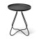 Journal table, 400x400x450, Black Moire