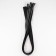 Lightning “Spiral”, No. 7, detachable, waterproof, with a reflective tape, locking machine, 80 cm, black/gray color