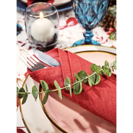 Serving napkin Waxbird, size 40x40 cm, red color
