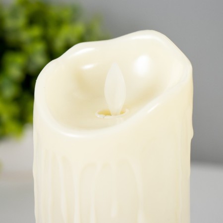 Spinker "candle on the candlestick" LED from bronze batteries 10.5x10.5x28 cm-3