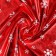 Lotkot for needlework "White Snowflakes", red, 50 × 150 cm