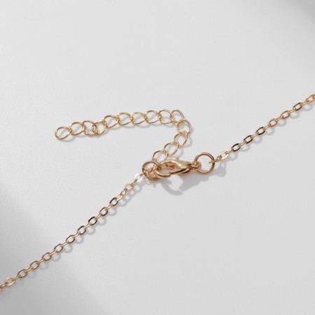 Set of 5 objects: 4 pairs fluffs, the pendant "heart", white-red color in gold, 40 cm-2