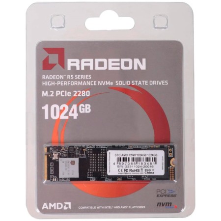 SSD AMD M.2 R5 Series 1000 GB PCIE R5MP1024G8-2