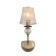 Wall lamp EVOLUCE. SL185.301.01. Grazia. 1x40 W, E14, 14x35.8 cm, bronze color, transparent