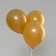 Latex ball 10 ", Makarun, set of 100 pcs., Brown color