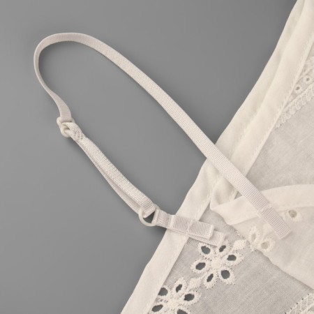 Collar false stand, openwork, neck diameter = 46 cm, 33 × 25.5 cm, ivory color-6
