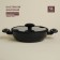 Poster - aluminum fried, d = 24 cm, h = 6.5 cm, anti -stick coating, induction, black color