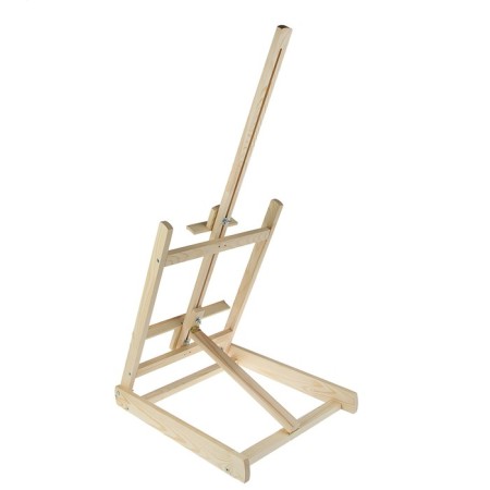 Molbert desktop "Studio" No. 3, 1100 x 430 x 530 mm, pine (with a mobile mast)-1