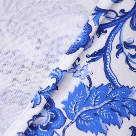 Tablecloth - track on the table pattern 40x150cm, martial, cotton 100%-6