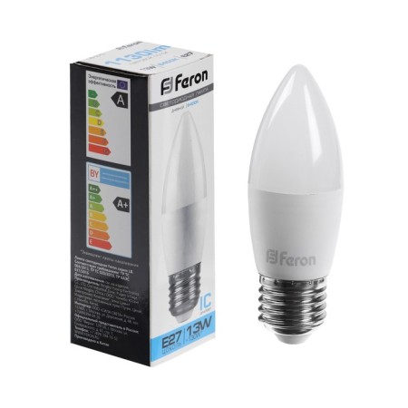 LED LED Feron (13W) 230V E27 6400K C37, LB-970