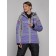 Ski jacket female winter, size 44, purple color