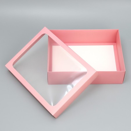 Gift box, packaging, "pink", 32 x 24 x 9 cm-3