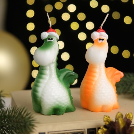 Candle "Dragon New Year", 2.5x10 cm-3