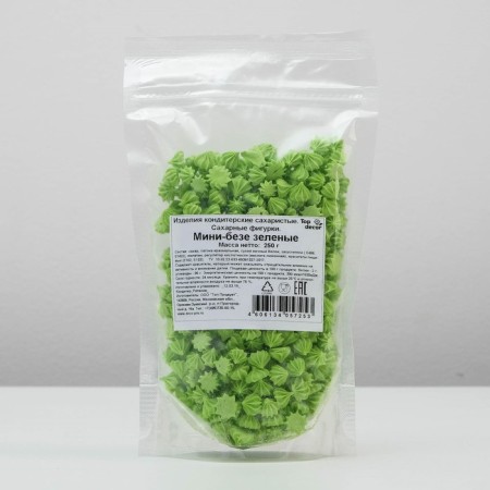 Sugar figures "Mini-Bez", Green, 250 g-1