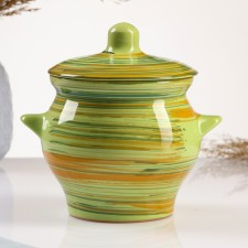 Ceramic pot for baking No. 6, 0.65l / 12x12cm, vitaminka