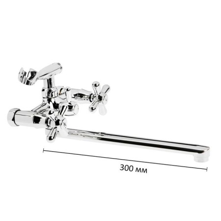 Accoona A7572-2 bathtub, two-wound, brass, chrome-1