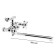 Accoona A7572-2 bathtub, two-wound, brass, chrome