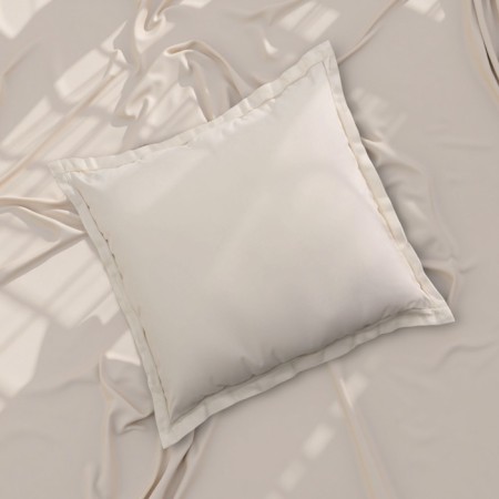 Pillowcase 300S SL Home Percale 70*70+3 cm, central milk, 100% cotton