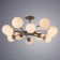 Ceiling chandelier Arte Lamp Marco A2703PL-12SG, E14, 12x60 W, 81x81x46 cm, golden