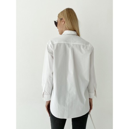 Female shirt, size 42, white color-4