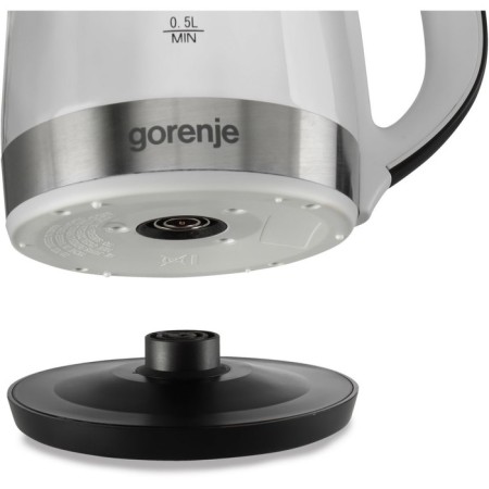 Gorenje K17GLBWGOR, glass, 1.7 l, 2200 watts, black-2