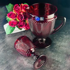 Set of Capherine and 6 glasses Lenardi