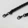 Chain with 2 carabiners link thickness 0.2 mm 0.6x60 cm black