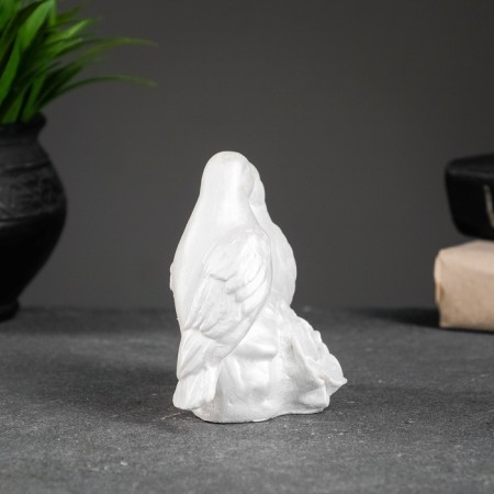 Figure "pigeons" pearl, 12x12x7cm-1
