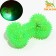 Dog toy "Lighty bone", TPR, 10.5 cm, green
