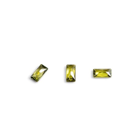 Crystals for volumetric inlay TNL Baget, No. 2, Amber, 10 pcs