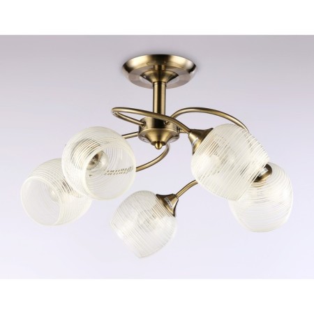 Suspended chandelier Ambrella Light, Traditional, TR3199, 5HE27, Bronze Color-2