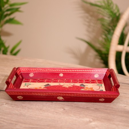 Born tray, batik 30x19x5 cm-3