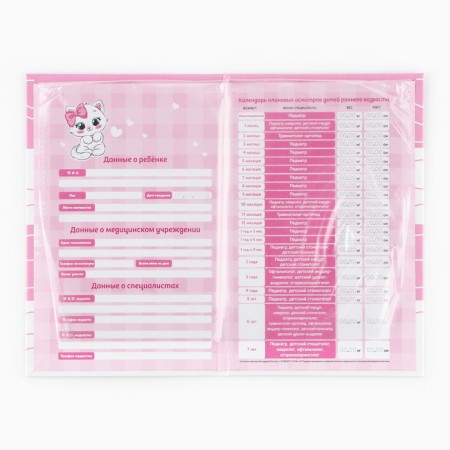 The folder for the medical policy "Our baby", 17.5 x 11.3 cm.-2