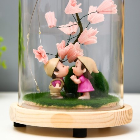 Nightlight "Romance" LED from batteries 3xlr44 mix 11x11x25 cm Risalux-5