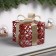LED figure “Red Gift” 17x15x15 cm, 20 LED, AAH2 batteries (not in the kit), warm white glow