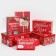 A set of gift boxes 6 in 1 "Mail", 20 x 12.5 x 7.5 - 32.5 x 20 x 12.5 cm, New Year