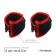 Tears on the wrist onlytop, 2 pcs. x 300 g, red color