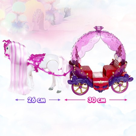 Carriage for dolls "Fairy Tale", a horse walks-1