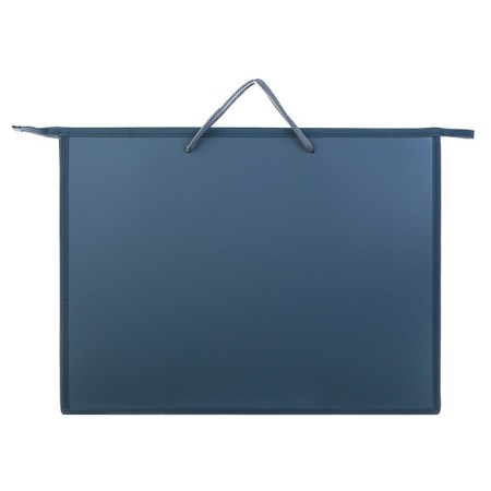 Folder for drawings and drawings A3, 420 x 343 x 50 mm, 0.9 mm, with handles, plastic, lightning from above, "standard" pr 3, gray