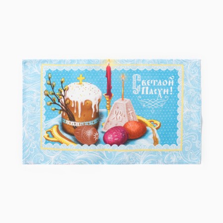 A set of towel cuisines. "Dolyana" happiness 35x60cm-4 pcs, 100% HL, mitch 160 g/m2-1