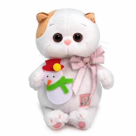 Soft toy "Lee Baby with a toy Snowman", 20 cm
