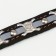 Collar of a leather reflective butterfly on a synthetic winterizer butterfly, 45 x 2 cm, Osh 25-35 cm, black