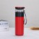Thermos Komarnik, 500 ml, with a flask for brewing tea, retains heat up to 8 hours, red