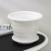 Pot with the pallet "Viola", 2 l, the color is white