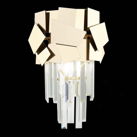Sconces st. SL1232.201.01. Casorta. 1x60 W, E14, 21x34 cm, golden color-1