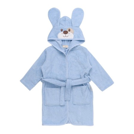 Children's robe "Zuma", age 3-4 years old, blue color