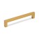 Cappio Square RSC007, aluminum, m/o 128 mm, matte gold.