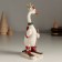 Polystone souvenir "Goose with deer horn skiing" 10x6x16.5 cm
